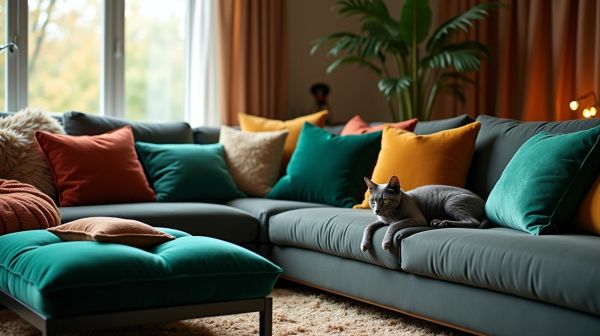 Coussins chats : confort et style pour votre compagnon félin
