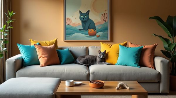 Coussins chats : confort et style pour votre compagnon félin